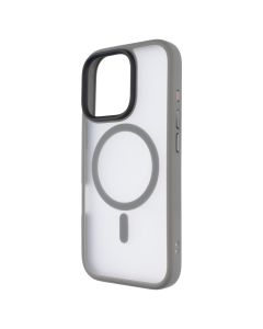 Чохол накладка для iPhone 16 Pro WAVE Matte Insane MagSafe Сіра (Grey)