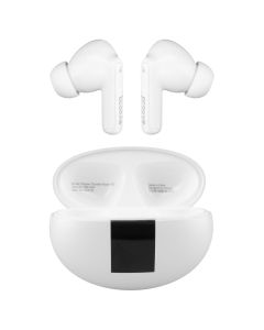 Беспроводные вкладыши Proove Thunder Buds SE TWS с активным шумоподавлением, белые (White)