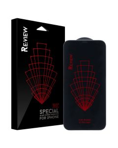 Захисне скло для iPhone 12 Pro Max Review 3D Чорне (Black)