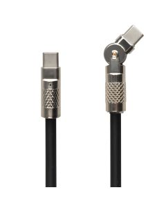 USB кабель Gelius iCable GP-UCN010 Type-C to Type-C 60W 1.2м Чорний (Black)