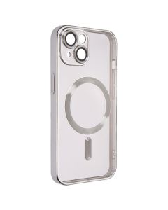 Чохол накладка для iPhone 14 WAVE Metal Matte Case with Magnetic Ring MagSafe Сіра (Silver)