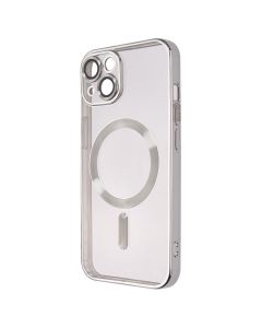Чохол накладка для iPhone 14 WAVE Metal Matte Case with Magnetic Ring MagSafe Сіра (Silver)