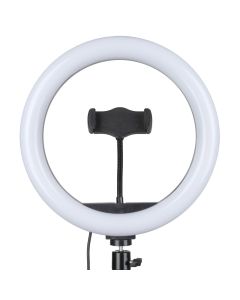 Кільцева світлодіодна лампа RGB LED MJ-26 Чорна (Black)