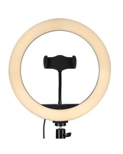 Кільцева світлодіодна лампа RGB LED MJ-26 Чорна (Black)