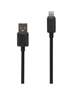 USB кабель Usams US-SJ689 Lightning 2.4A 1м Чорний (Black)
