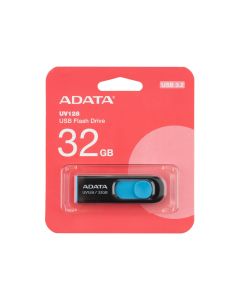 USB флешка ADATA UV128 (USB 3.2) 32Гб Чёрная (Black)