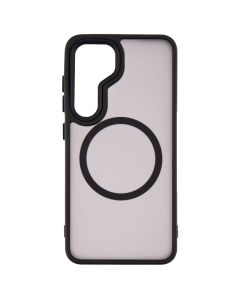 Чохол накладка для Samsung S24 WAVE Matte Insane MagSafe Чорна (Black)