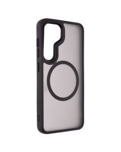 Чохол накладка для Samsung S24 WAVE Matte Insane MagSafe Чорна (Black)