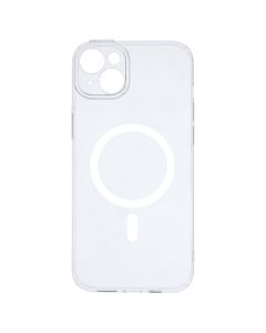 Чехол накладка для iPhone 14 Plus/15 Plus Baseus Crystal Magnetic Ультратонкий Прозрачный (Transparent)