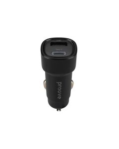 Автомобільний зарядний пристрій Proove Flash 48W Type-C+USB Чорний (Black)