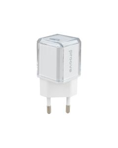 Зарядний пристрій Proove Pure GaN 30W (1 USB-C) Білий (White)