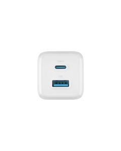 Зарядний пристрій Proove Pure GaN Plus 30W (1USB + 1 USB-C) Білий (White)