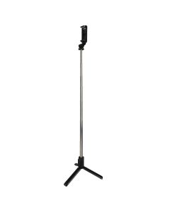 Селфі-монопод Q01 Tripod Bluetooth Чорний (Black)