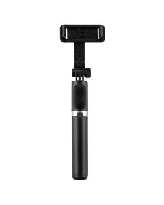 Селфі-монопод Q02 Tripod Bluetooth Чорний (Black)