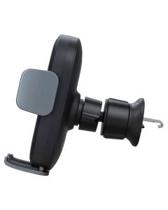Автотримач Baseus LightChaset 15W з бездротовою зарядкою Чорний (Black)