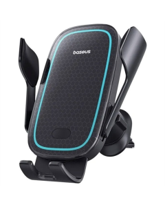 Автотримач Baseus Milky Way Pro 15W з бездротовою зарядкою Чорний (Black)