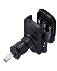 Автотримач Baseus Milky Way Pro 15W з бездротовою зарядкою Чорний (Black)