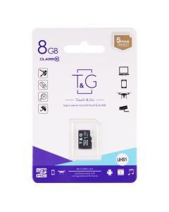 Карта памяти MicroSD T&G 8 Гб 10 класс
