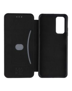Чехол-кейс для Xiaomi Redmi Note 11/11S MakeFuture Flip Чёрный (Black)