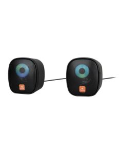 Колонки мультимедійні Kisonli X11 RBG Чорні (Black)