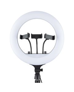 Кільцева світлодіодна лампа RGB LED RL-14 Чорна (Black)