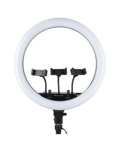 Кільцева світлодіодна лампа RGB LED MJ-18 Чорна (Black)