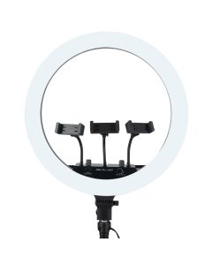 Кільцева світлодіодна лампа RGB LED MJ-18 Чорна (Black)