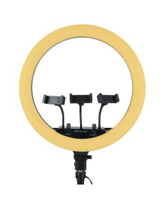 Кільцева світлодіодна лампа RGB LED MJ-18 Чорна (Black)