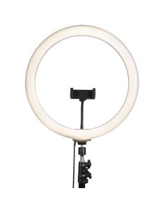 Кільцева світлодіодна лампа RGB Crystal RD-36 Чорна (Black)