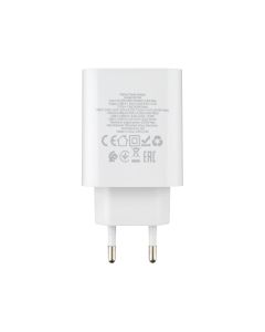 Зарядний пристрій Borofone BA79A (3 USB + 1 USB-C)  20W + кабель Type-C to Type-C Білий (White)