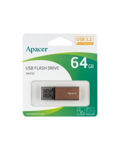 USB Флеш Apacer AH25C (USB 3.2 Gen1) 64Гб Бронзовая (Bronze)