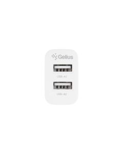Зарядний пристрій Gelius Simple GP-HC059 (2 USB) 2.4A Білий (White)