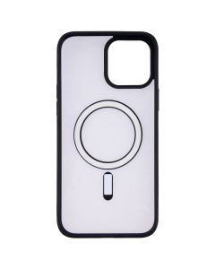 Чехол накладка для iPhone 13 Pro Max DM Frosted Acrylic MagSafe Черный (Black)
