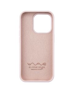 Чохол накладка для iPhone 15 Pro WAVE Full Silicone Cover Рожева (Chalk Pink)