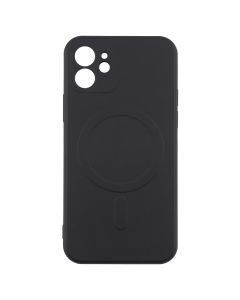 Чохол накладка для iPhone 12/12 Pro WAVE Colorful Case Full with MagSafe Чорна (Black)