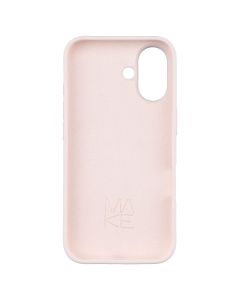Чохол накладка для iPhone 16 Silicone MakeFuture Рожева (Chalk Pink)