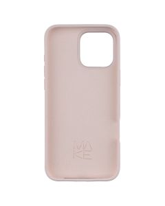 Чехол накладка для iPhone 16 Pro Max Silicone MakeFuture Розовый (Chalk Pink)