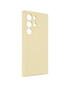 Чехол накладка для Samsung S24 Ultra Silicone MakeFuture Жёлтый (Yellow)