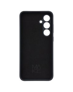 Чохол накладка для Samsung S24 Plus Silicone MakeFuture Чорна (Black)