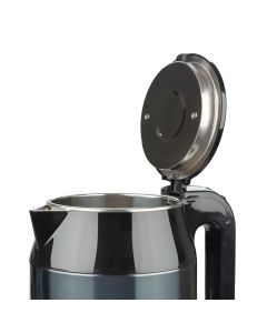 Електрочайник Grunhelm EKS-1923G Срібний Чорний (Silver Black)