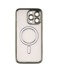 Чохол накладка для iPhone 14 Pro Max WAVE Metal Matte Case with Magnetic Ring MagSafe Синя (Dark Green)
