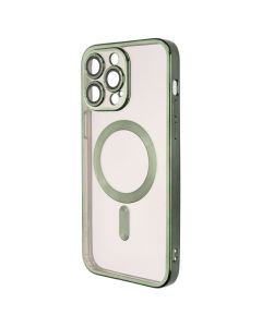 Чохол накладка для iPhone 14 Pro Max WAVE Metal Matte Case with Magnetic Ring MagSafe Синя (Dark Green)