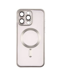 Чохол накладка для iPhone 15 Pro Max WAVE Metal Matte Case with Magnetic Ring Біла (White Titanium)