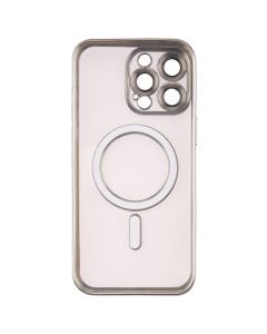 Чохол накладка для iPhone 15 Pro Max WAVE Metal Matte Case with Magnetic Ring Біла (White Titanium)
