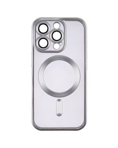 Чохол накладка для iPhone 16 Pro WAVE Metal Matte Case with Magnetic Ring Сіра (White Titanium)