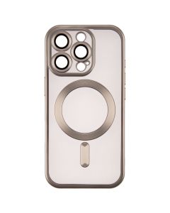 Чохол накладка для iPhone 16 Pro WAVE Metal Matte Case with Magnetic Ring Чорна (Black Titanium)