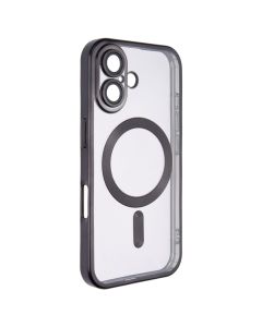 Чохол накладка для iPhone 16 WAVE Metal Matte Case with Magnetic Ring Чорна (Black)