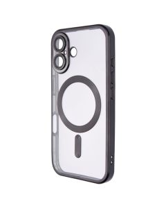Чохол накладка для iPhone 16 WAVE Metal Matte Case with Magnetic Ring Чорна (Black)