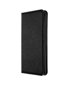 Чехол кейс Xiaomi Redmi Note 13 DM Book Case Leather Черный (Black)