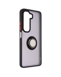 Чохол накладка для Infinix Hot 50 Mate Ring Чорна (Black Red)